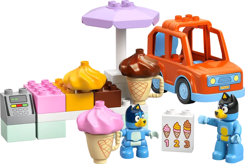 Lego Ice Cream Trip with Bluey