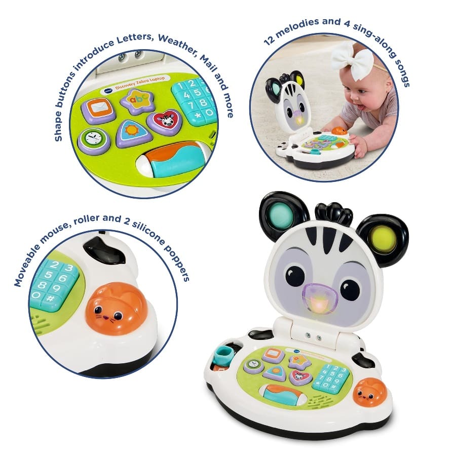 Vtech Discover Zebra Laptop