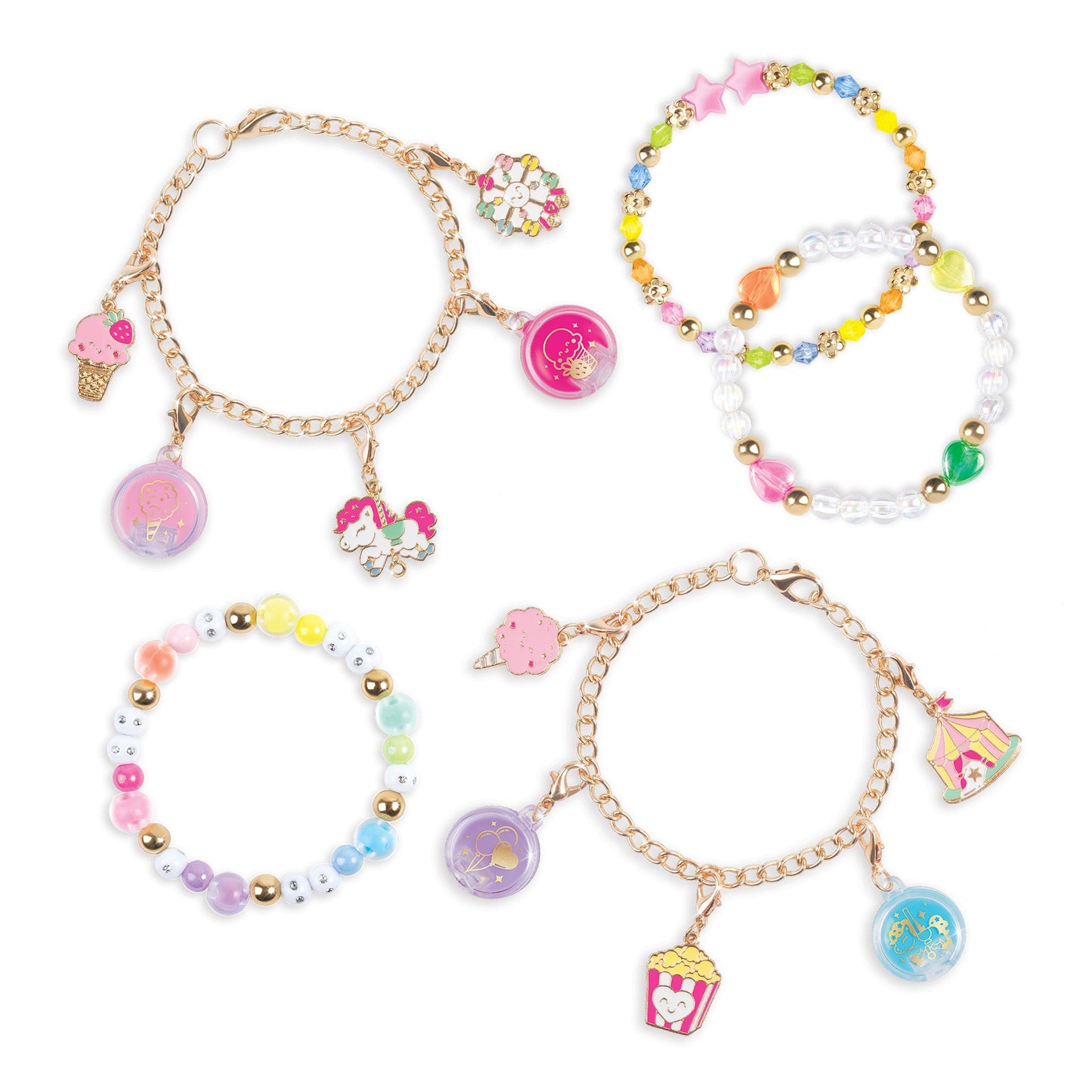 Make It Real  Sweet Spin Carnival Lip Gloss Bracelets