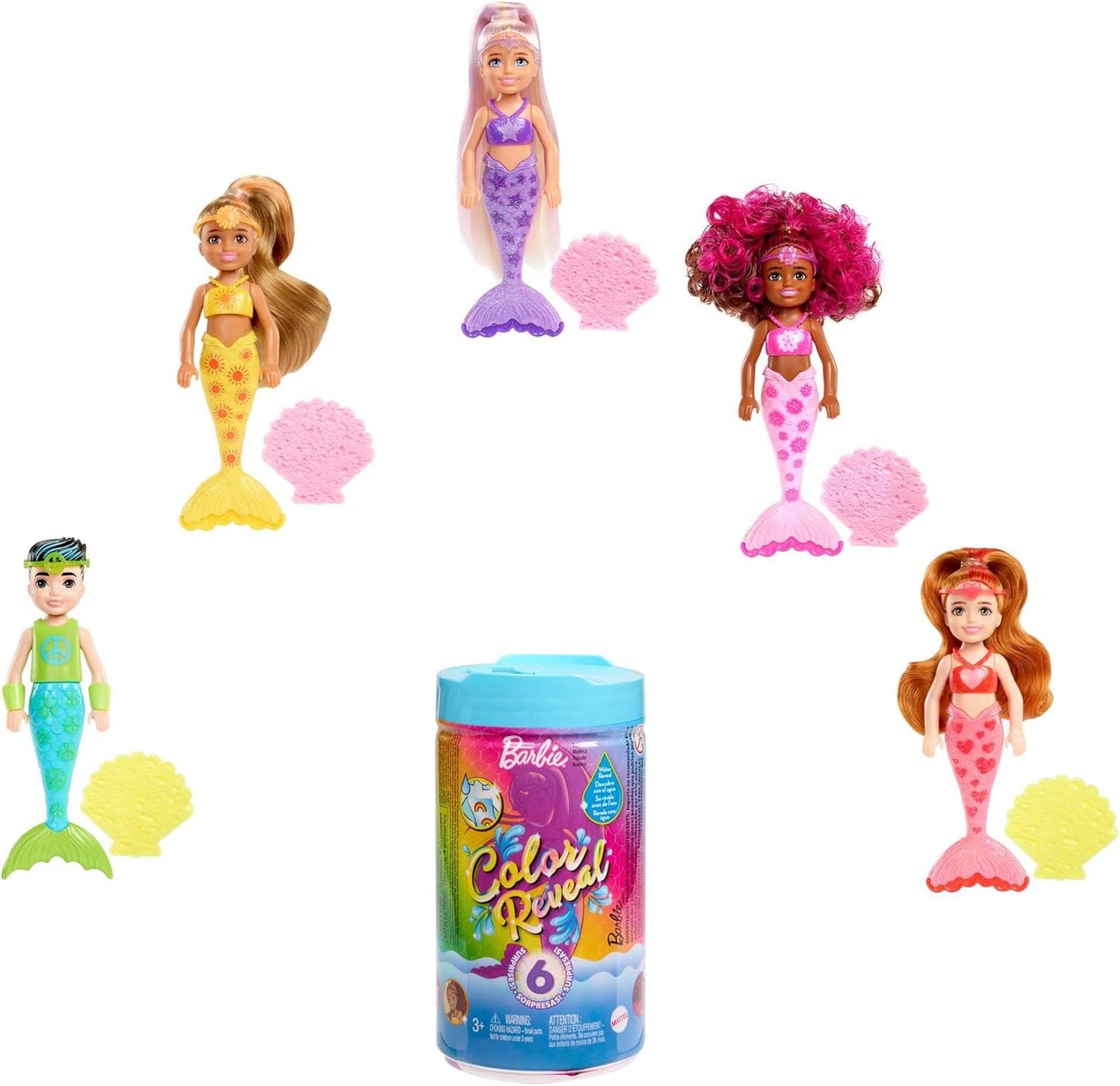 Barbie - Chelsea Color Reveal Mermaid