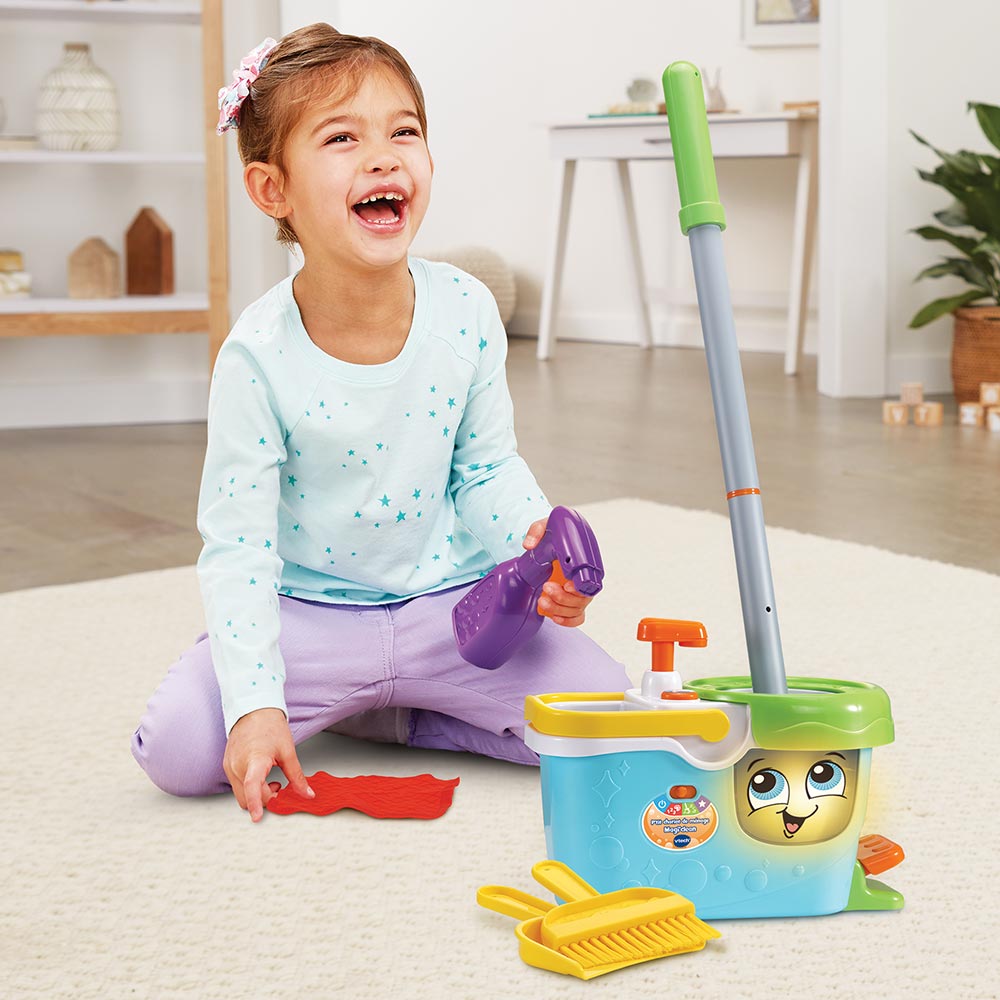 VTech P'tit Chariot De Menage Magi'clean