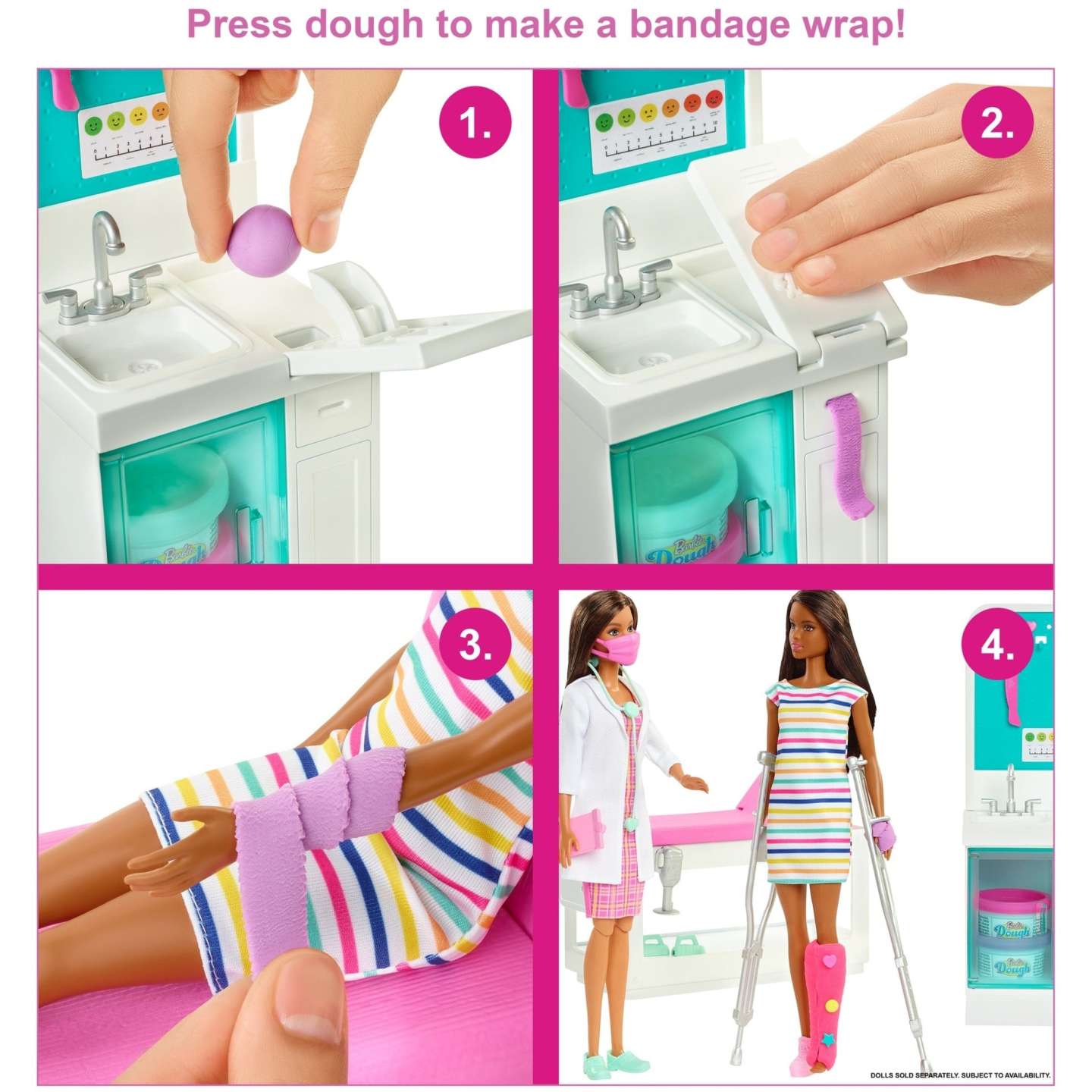 Barbie Fast Cast Clinic Playset
