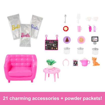 Barbie -  Cute ‘n’ Cozy Café Doll And Playset